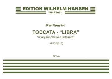 Toccata - Libra Melodic Instrument Score