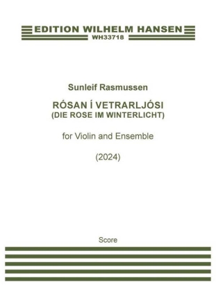 Rsan  Vetrarljsi (Die Rose Im Winterlicht) Orchestra Score