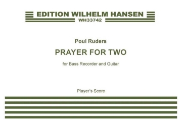 Prayer For Two Recorder and Guitar Score