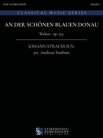 An der schnen blauen Donau 5-Part Flexible Band and Percussion Score