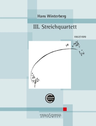 III. Streichquartett Streichquartett Partitur und Stimmen