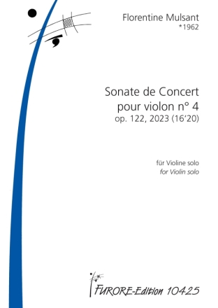 Sonate de Concert no.4 op.122 fr Violine solo