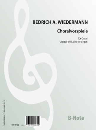 Choralvorspiele fr Orgel Orgel Spielnoten