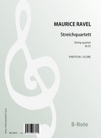 Streichquartett M.35 (Partitur) Streichquartett Partitur und Stimmen