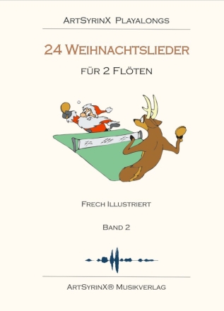 24 Weihnachtslieder Band 2 (+CD) fr 2 Flten Spielpartitur