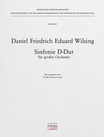 Sinfonie D-Dur (1832) Orchester Partitur