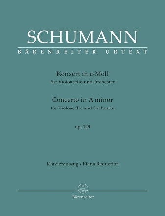 Konzert in a-moll fr Violoncello und Orchester Klavierauszug mit Solostimme