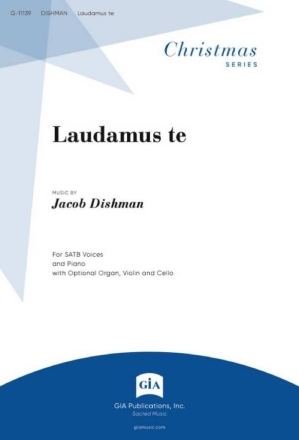 Laudamus te Gemischter Chor mit Ensemble Chorpartitur