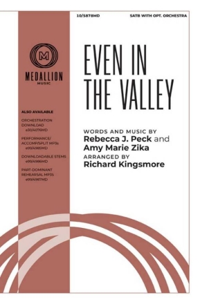 Even in the Valley Gemischter Chor mit Ensemble Chorpartitur