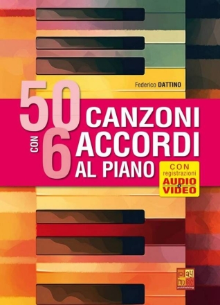 50 canzoni con 6 accordi al pianoforte Klavier Solo Buch und Medien Online