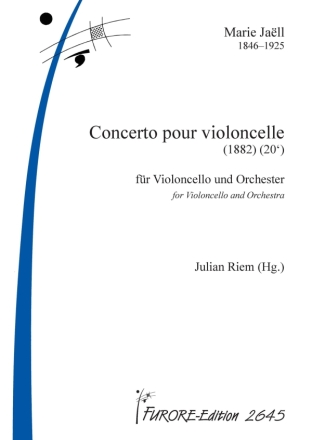 Concerto pour violoncelle (1882) fr Violoncello und Orchester Partitur