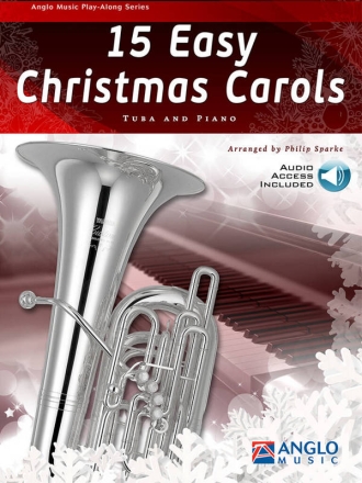 15 Easy Christmas Carols Tuba mit Begleitung Buch,  Einzelstimme und Online-Audio