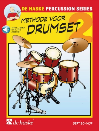 Methode voor Drumset 2 Schlagzeug Buch und Online-Audio