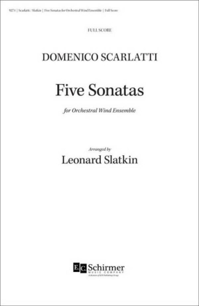 Five Sonatas Blserensemble Partitur