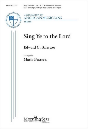 Sing Ye to the Lord Gemischter Chor mit Ensemble Chorpartitur