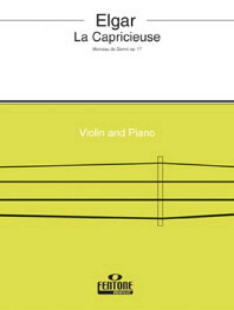 La Capricieuse Op.17 Violine Buch