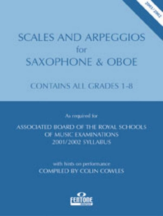 Scales and Arpeggios for Saxophone-Oboe Saxophone Buch