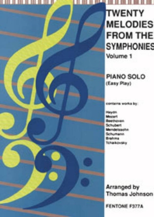 Twenty Melodies from the Symphonies Volume 1 Klavier Buch