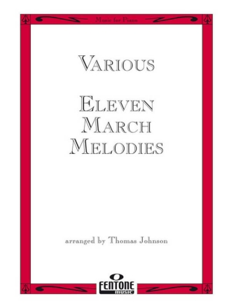 Eleven March Melodies Klavier Buch