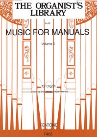 Music for Manuals Volume 3 Orgel Buch