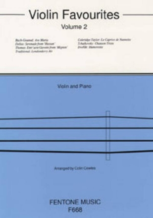 Violin Favourites Volume 2 Violine Buch