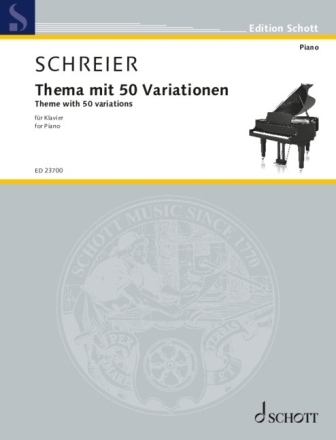 Thema mit 50 Variationen Klavier Einzelausgabe