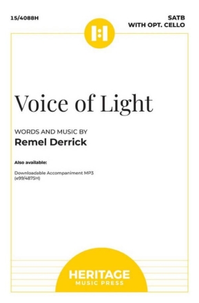 Voice of Light Gemischter Chor mit Klavier/Orgel Chorpartitur