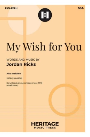 My Wish For You Frauenchor mit Klavier/Orgel Chorpartitur