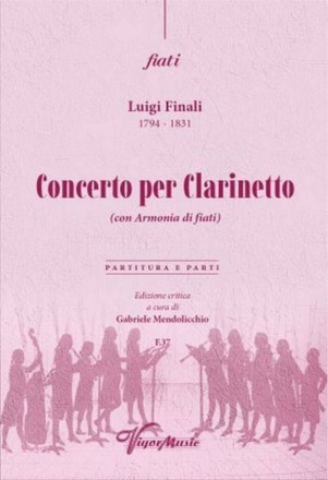 Concerto per Clarinetto Streichorchester mit Partitur und Stimmen