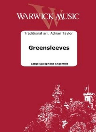 Greensleeves Saxophon Ensemble Partitur und Stimmen