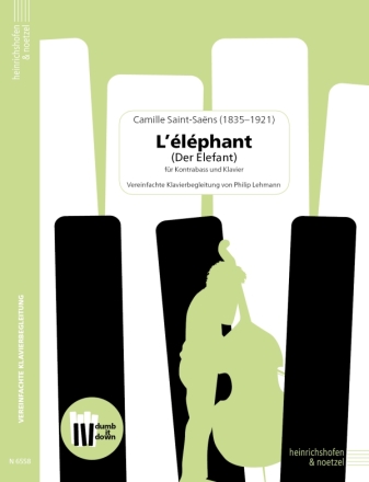 L'lphant (Der Elefant) fr Kontrabass und Klavier