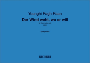 Der Wind weht, wo er will Cello Partitur