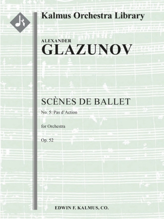 Scenes de Ballet, Op. 52, No. 5 (f/o) Full Orchestra