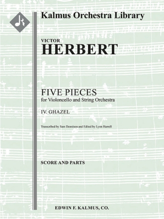 Five Pieces for Cello/Orch (s/o) String Orchestra