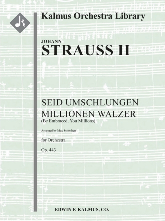 Seid Umschlungen Millionen Walzer (f/o) Full Orchestra