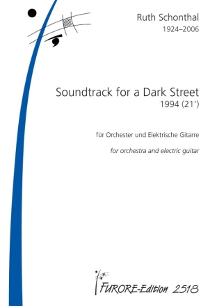 Soundtrack for a Dark Street (1994) fr Orchester und elektrische Gitarre Partitur