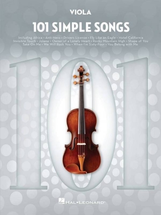 101 Simple Songs Viola Buch