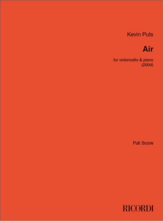 Air Cello mit Begleitung Partitur und Stimmen