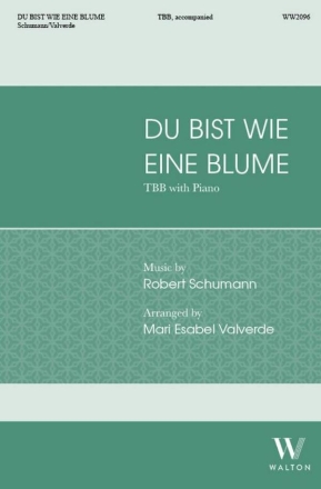 Du bist wie eine Blume Mnnerchor mit Klavier/Orgel Chorpartitur