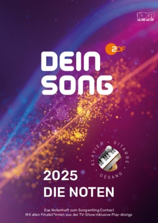 Dein Song 2025 - Die Noten Klavier, Gitarre und Gesang Ausgabe inkl. Play-Along