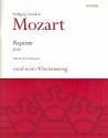 Requiem KV626 for soloists, mixed chorus and orchestra vocal score