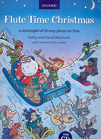 Flute Time Christmas (+CD)  for 1-2 flutes (piano ad lib) score