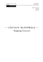 McDowall Cecilia Shipping Forecast [Nh87] Choir - Mixed voices (SATB)