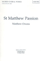 St. Matthew Passion for soloists, mixed chorus and organ chorus score