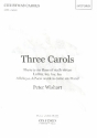 3 Carols for mixed chorus a cappella score