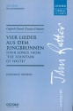 4 Lieder aus dem Jungbrunnen for female chorus a cappella (piano ad lib) score (en/dt)