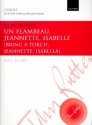 Un flambeau Jeannette Isabella for mixed chorus and small orchestra score (en/frz)