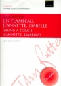 Un flambeau Jeannette Isabella for mixed chorus and small orchestra parts (strings 4-4-3-2-1)