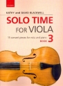 Solo Time vol.3 for viola and piano