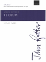 Te Deum for mixed chorus, brass ensemble, timpani, percussion and organ parts